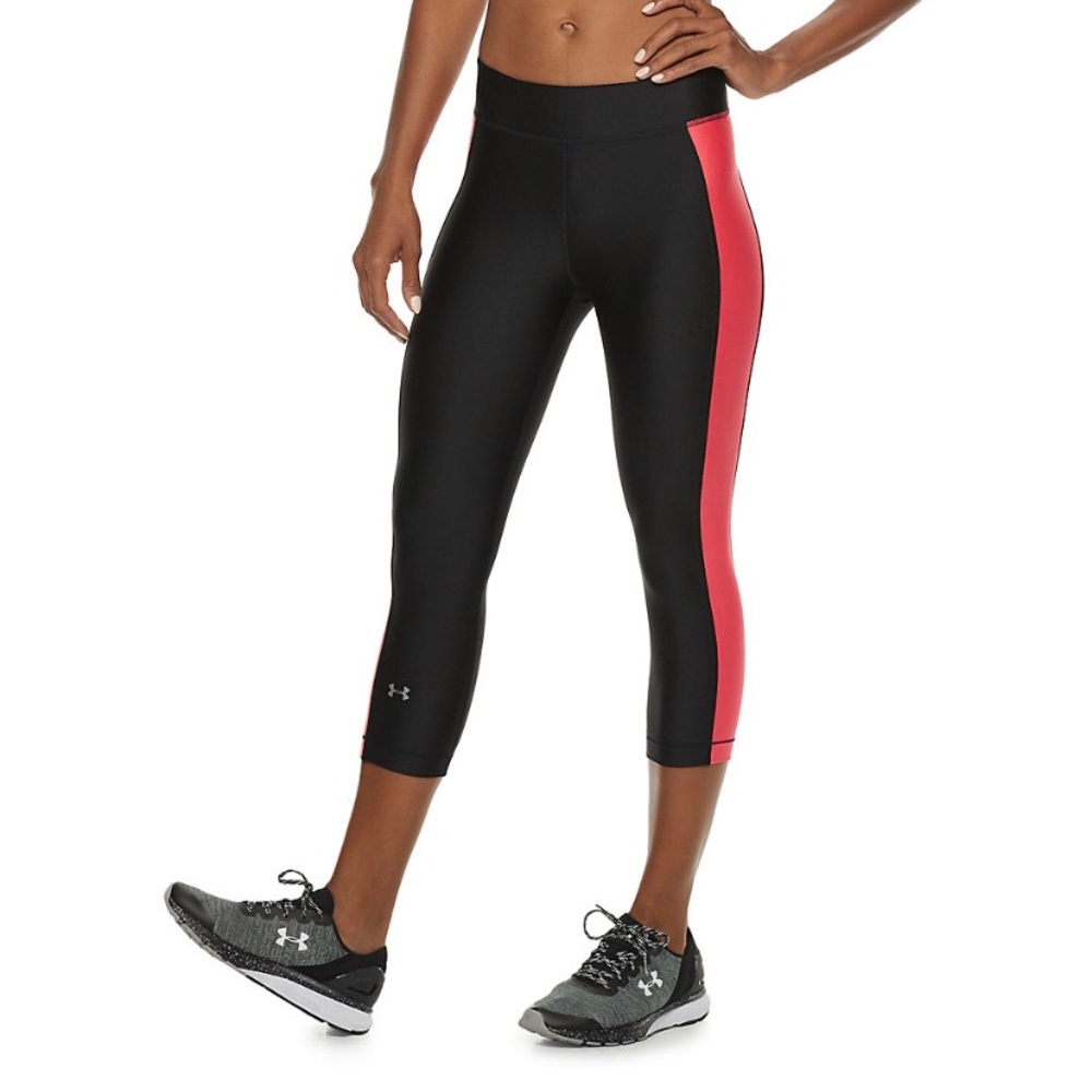 Under Armour HeatGear Mid- Rise Capri Leggings